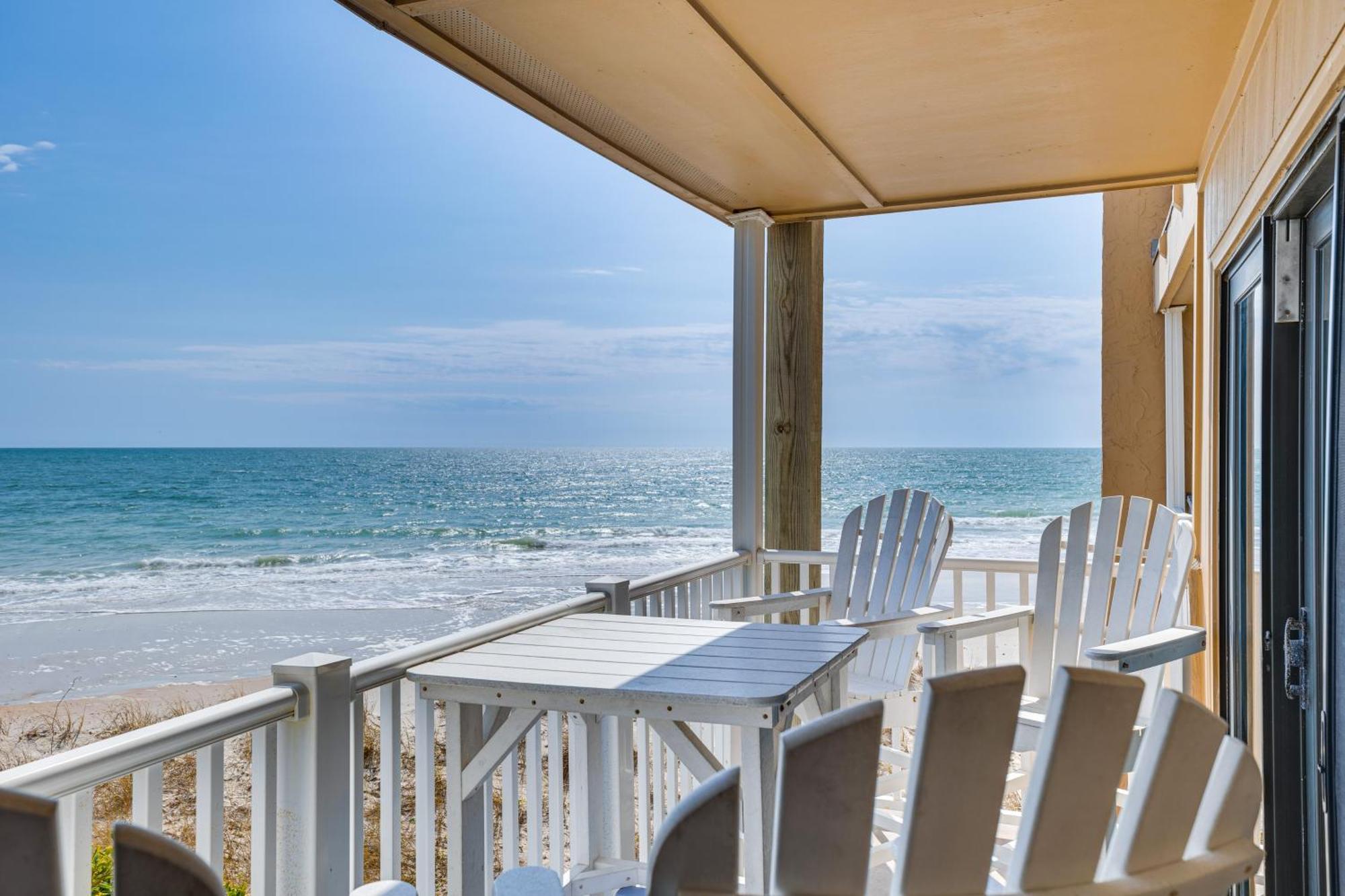 Steps To The Beach Oceanfront Condo With Lanai! North Topsail Beach Extérieur photo