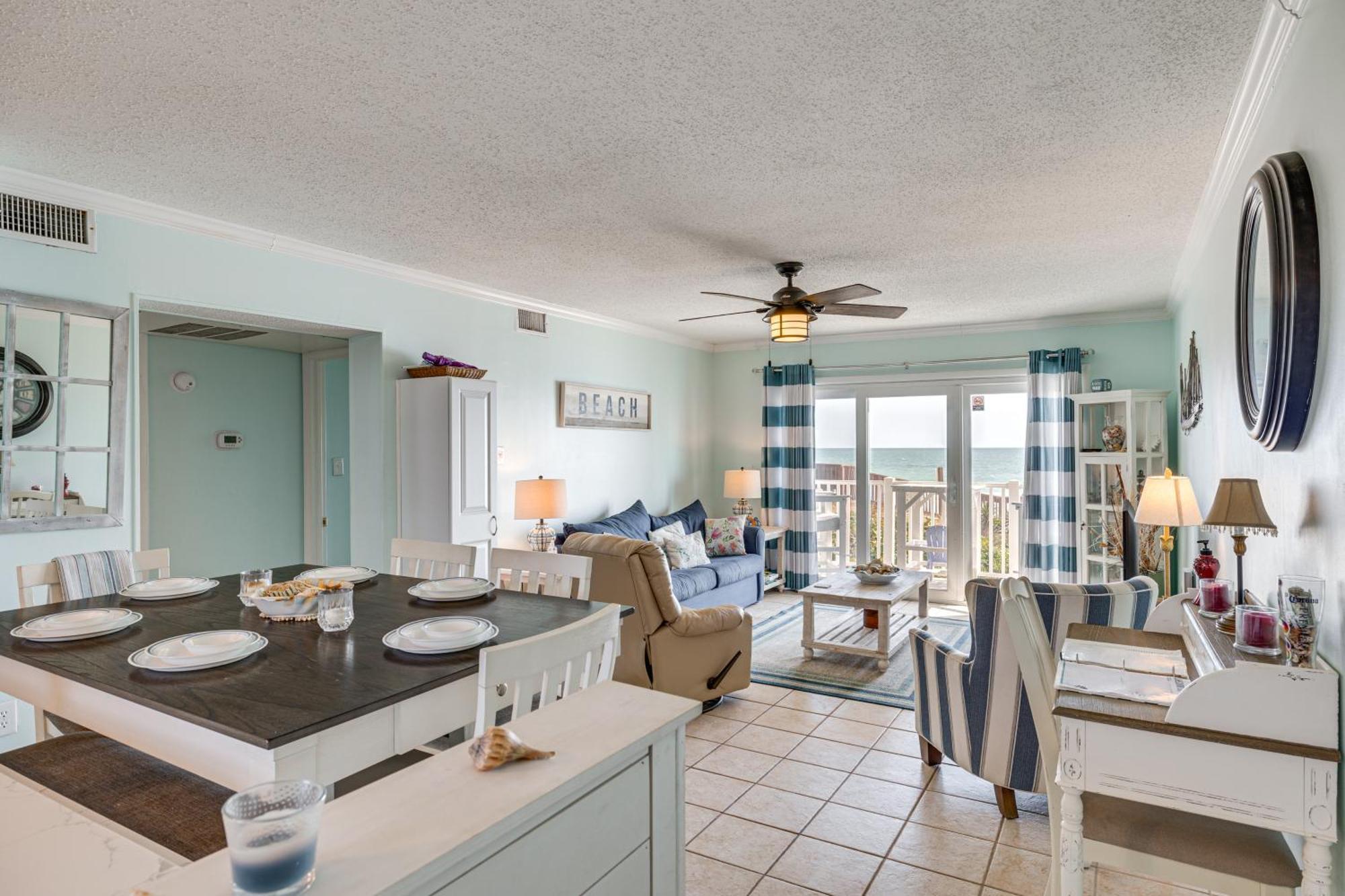 Steps To The Beach Oceanfront Condo With Lanai! North Topsail Beach Extérieur photo