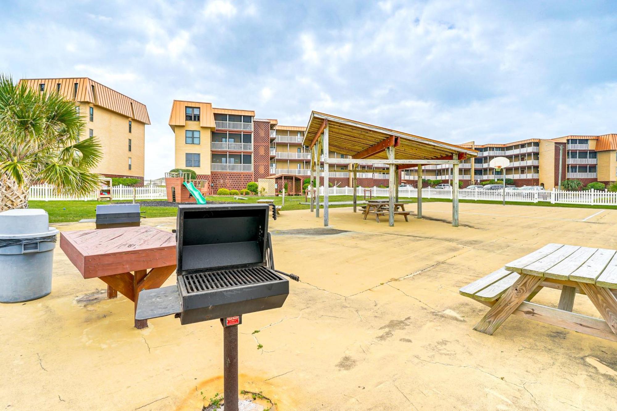 Steps To The Beach Oceanfront Condo With Lanai! North Topsail Beach Extérieur photo