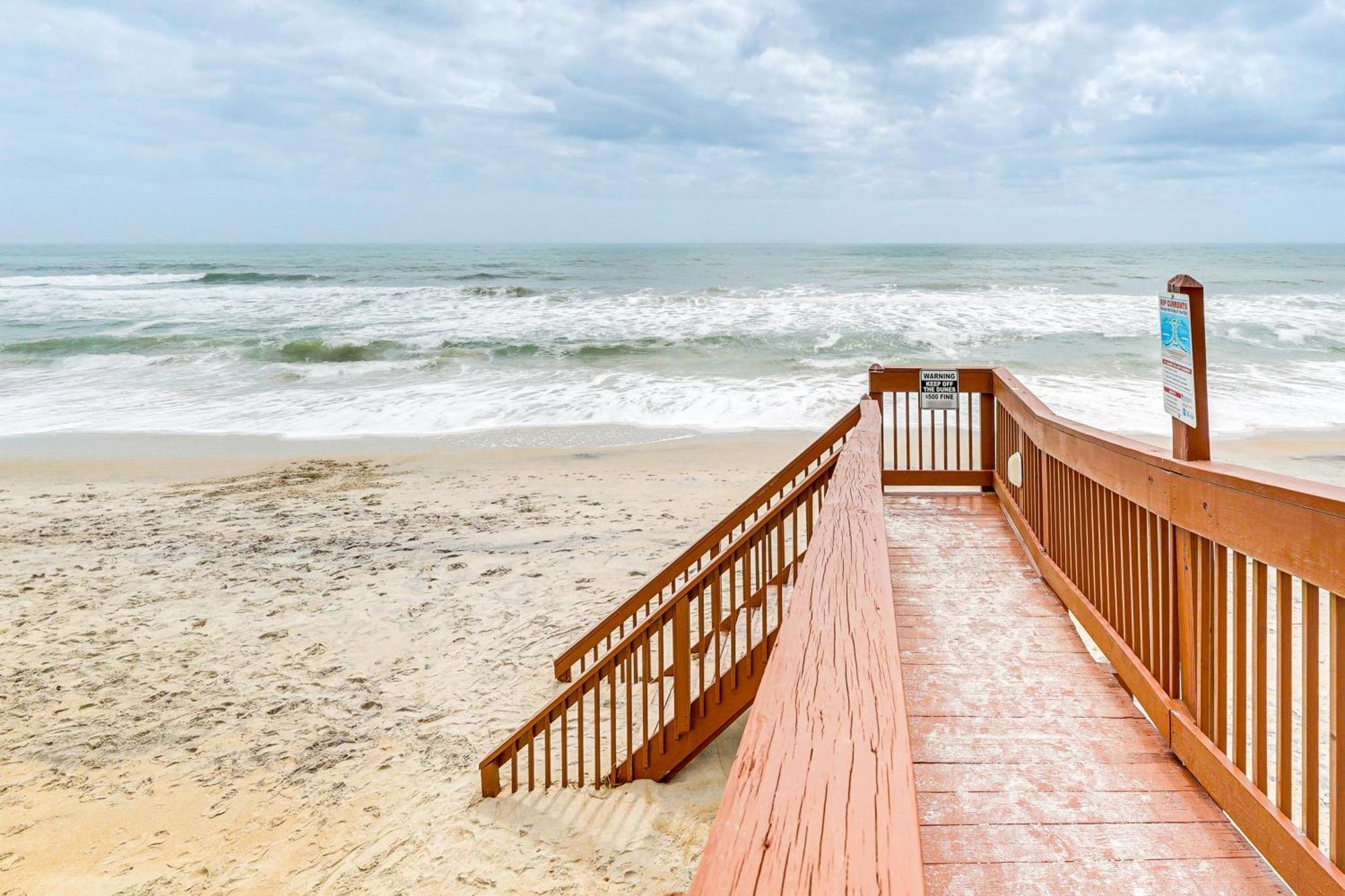 Steps To The Beach Oceanfront Condo With Lanai! North Topsail Beach Extérieur photo