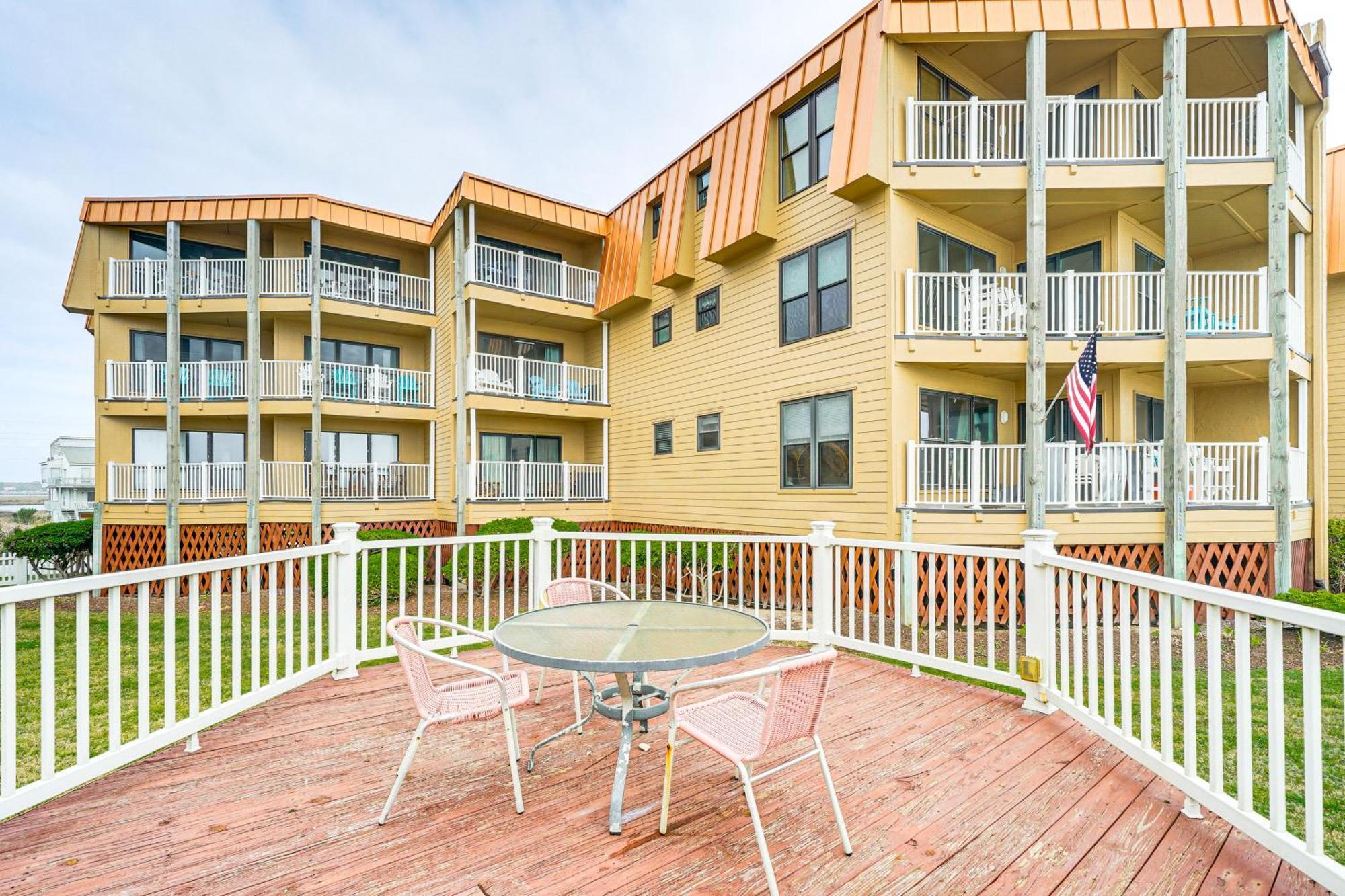 Steps To The Beach Oceanfront Condo With Lanai! North Topsail Beach Extérieur photo